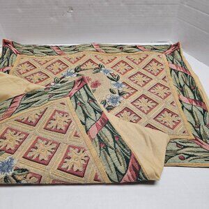 2 Flanders Woven Textile Needlepoint Embroidery Flemish Tapestry Pillow Cover